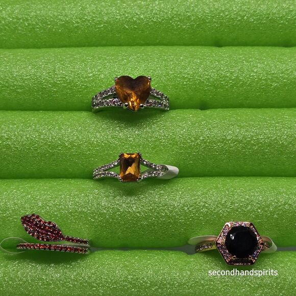 Sparkle Stash Acrylic Ring Holder – Neon Display Box for Jewelry Storage Bonus - Picture 4 of 5